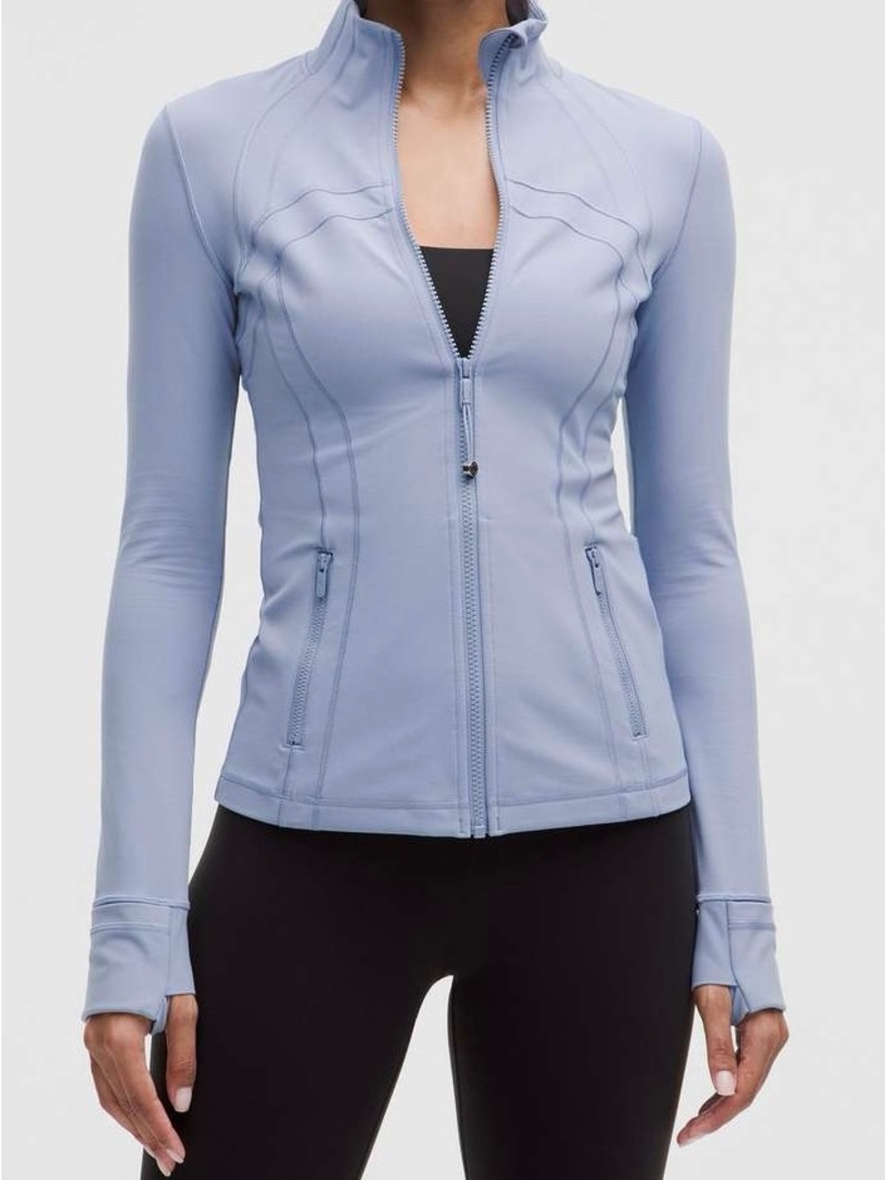 Lululemon Define Jacket Luon Blue Willow Size 6 Like New